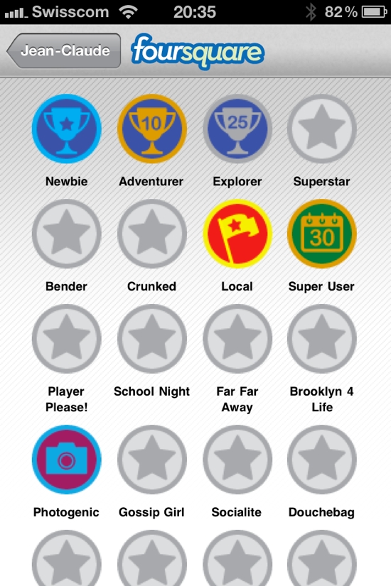 Foursquare Badges