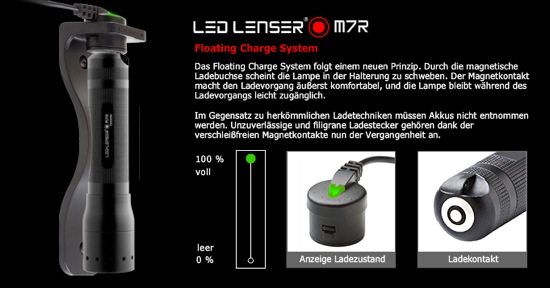 LED Lenser FLoating Charge System