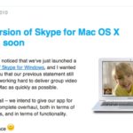 Skype 5 erscheint bald auch für den Mac