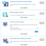 Einfach zu mehr Dropbox Speicher: 768mb gratis dazu