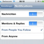 Twitter for iPhone mit Push Unterstützung