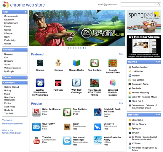 Google Chrome App Store