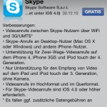 Skype für iPhone nun mit Videotelefonie