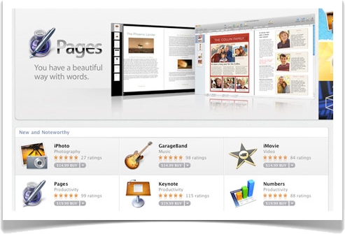 Apple iWork11 in Mac App Store