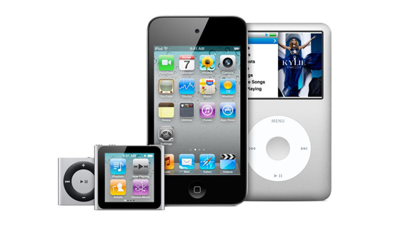 iPod Touch iPod Nano iPod Classic iPod Shuffle