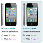 Weisses iPhone 4 bei Vodafone UK gelistet