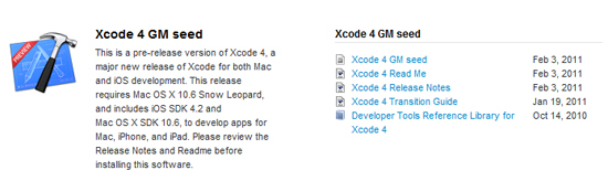 Apple Xcode 4