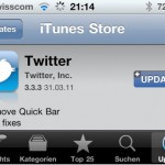 Twitter for iPhone wieder ohne Quickbar