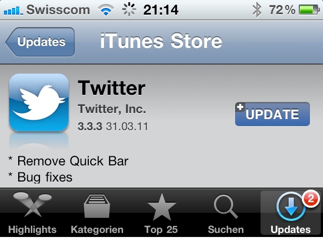 Twitter iPhone App