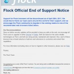Bye bye Flock – Kein Support mehr für den Social Browser