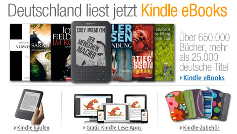 Amazon Kindle eBooks German