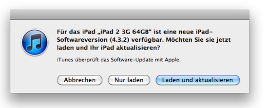 Apple iOS 4.3.2 iPhone iPad 1 iPad 2 Update