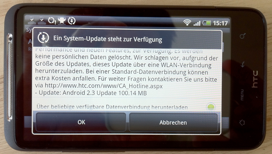 Android 2.3 Gingerbread Update for HTC Desire HD