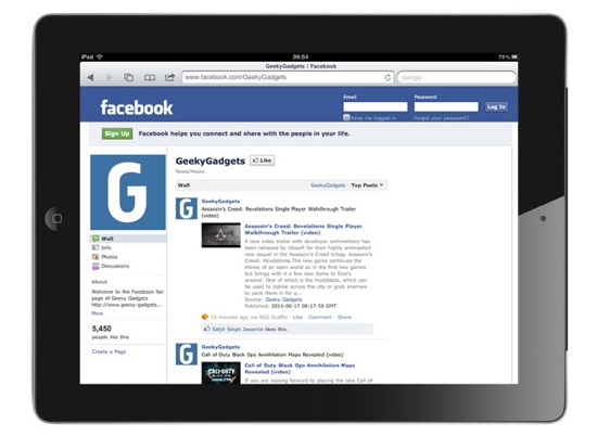 iPad App for Facebook App Store