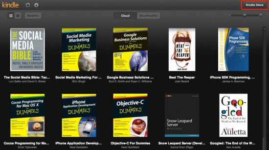 Kindle Cloud Reader Amazon