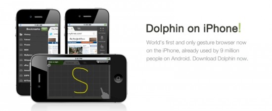 Dolphin Browser on iPhone