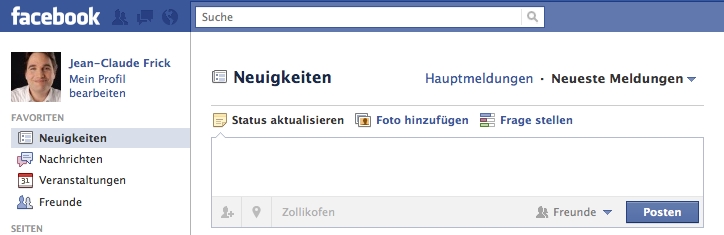 New Facebook on German