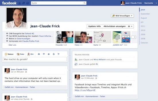 Activate Facebook Timeline Developer Preview Beta