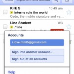 Gmail Mobile bringt Multi Account Support