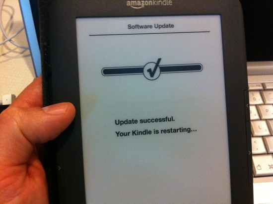 Amazon Kindle Software Update