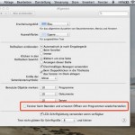 OS X Lion: Resume deaktivieren