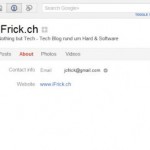 Google+: Auch iFrick.ch hat nun eine Seite dort