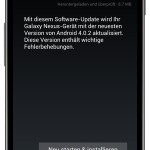 Galaxy Nexus: Update auf Android 4.02