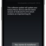 Galaxy Nexus: Erstes Update erschienen