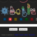 Google Doodle zu Weihnachten – Lightshow