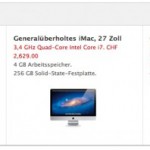 Volle Regale im Apple Refurbished Store