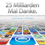 Apple App Store: 25 Milliarden Downloads erreicht