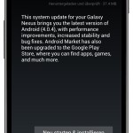 Android 4.0.4 für Galaxy Nexus angekommen