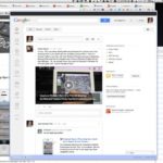 Google+: Neues Design ohne leeren Platz mit Mac App