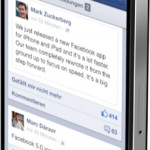 Facebook veröffentlich neue iOS App: Schneller bei seinen Freunden