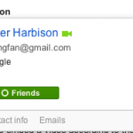 Gmail mit Google+ Profilansicht