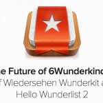 Bye bye Wunderkit – Wunderlist 2 kommt später im Jahr