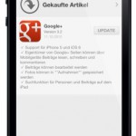 Google+: Update für iOS und Android App bringt Support für Seiten