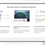 Facebook aktiviert neue Nachrichten Ansicht