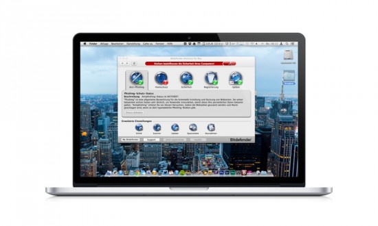 BitDefender on MBP Retina