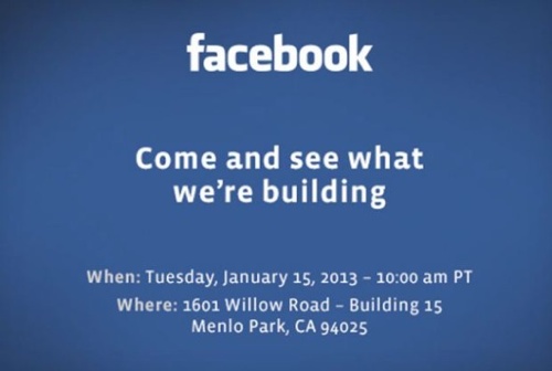 Facebook Event Jan 2013