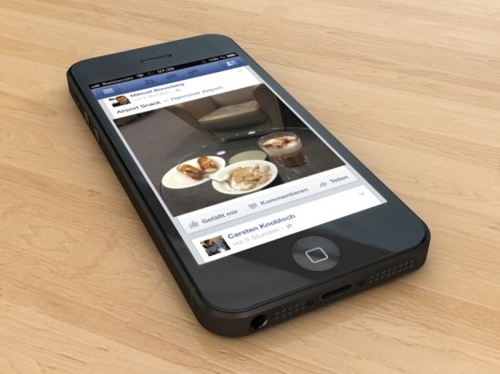 Facebook App on iPhone 5