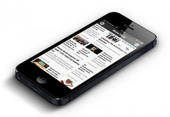 Newsify on iPhone 5