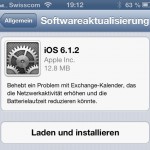 Apple veröffentlicht iOS 6.1.2 – Behebt Exchange Fehler