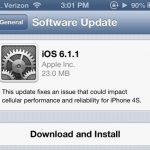 Apple veröffentlicht iOS 6.1.1 für iPhone 4S- Download Link