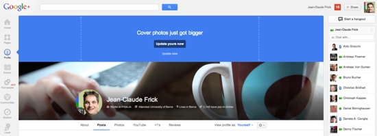 GooglePlus Profile Header Update small