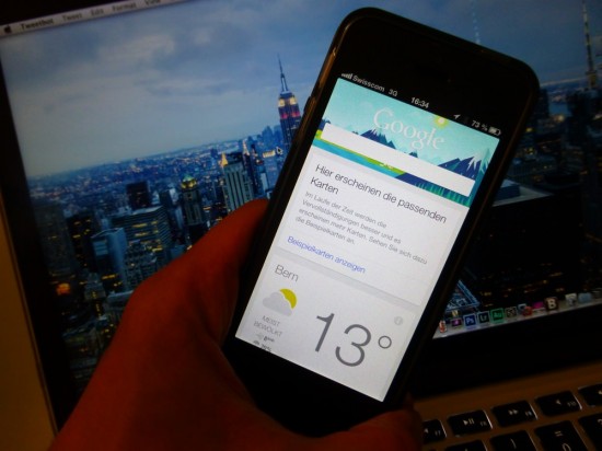 Google Now on iOS