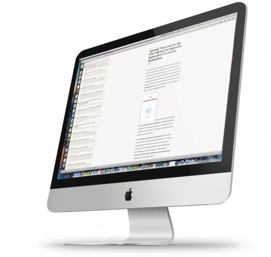 Reeder on iMac