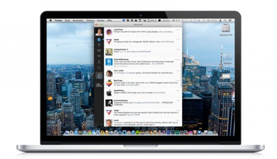 Twitter on Retina MBP