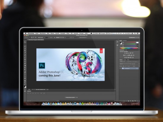 Photoshop Creative Cloud on MBA Retina