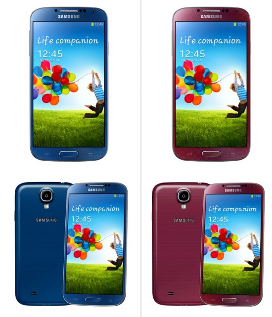 Samsung Galaxy S4 Colors